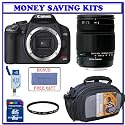 Canon EOS Rebel XSi Digital Camera (a.k.a. 450D) (Black) (Camera Body) + Sigma Zoom Super Wide Angle 18-250mm f/3.5-6.3 DC OS (Optical Stabilizer) HSM Lens for Canon Digital EOS