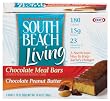 South Beach Living Chocolate Meal Replacement Bar, Chocolate Peanut Butter Bars, 6-Count, 1.76-Ounce (Pack of 2)
