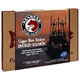 SeaBear Copper River Smoked Sockeye Salmon, 6-Ounce Units   (Pack of 2)