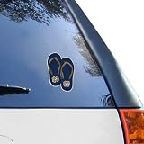 NCAA Notre Dame Fighting Irish 5'' x 7'' Flip Flop Decal