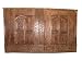 Rare Rustic Hand Carved Antique Wall Panel Teak 18c India Haveli Jaipur Architecture