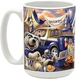 NCAA University of Washington 15-Ounce Tailgate Series Ceramic Mug