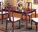Kitchen & Housewares : Cherry Finished Ball Foot Dinette Table