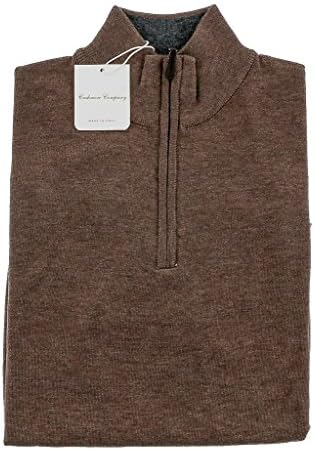 Cashmere Company LUPETTO ZIP Cashmere Blend Mens Sweater