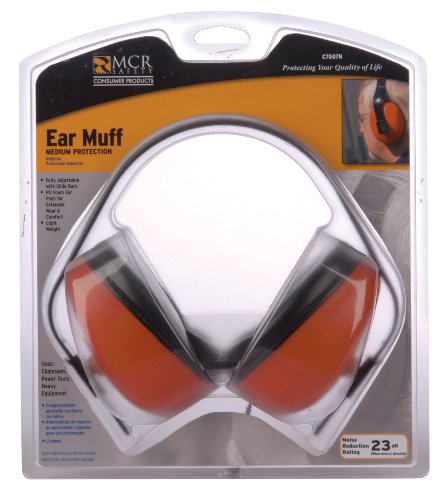 MCR Safety C7007N Earmuffs Lightweight with Soft Ear Pads