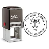 Owl Book Stamps This Belongs To, Self Inking Stamp, Property of Stamp, Book Stamp Self Inking, Book Name Labels, Book Stamp From the Library of, School Book Labels, Book Name Stamp, Customized