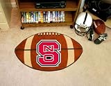 NC State Wolfpack FanMat Football Rug