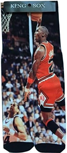 King Sox Sublimation Unisex Graphic Print Socks (Jordan)