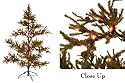 5' Pre-Lit Bavarian Pine Lodge Look Artificial Christmas Tree #179151