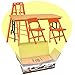 Ultimate Ladder, Table & Chairs Orange Playset for Wrestling Action Figures