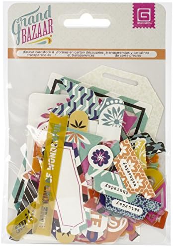 Basic Grey Grand Bazaar Cardstock Die Cuts and Transparencies