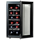 Koolatron 12-Bottle Slim Wine Cooler- WC12CA