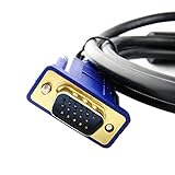 Caxico VGA 男性 D-SUB 15 ピン M/M コネクタ ケーブル 5 フィート 5 フィート HDMI オス/1.5M 黒