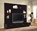 Contemporary Design Walnut Finish Media Storage TV Stand