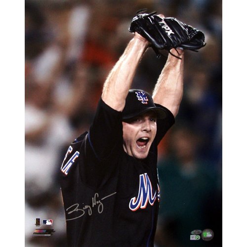 Steiner Sports MLB Billy Wagner New York Mets Arms Raised Autographed 8-by-10-Inch Photograph