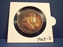 1963-D Silver Franklin Half Dollar