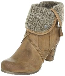 Mustang Stiefelette 1102-501-307, Damen Stiefel, Braun (cognac 307), EU 39