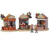 Lemax Christmas Village Collection Carnival Kiosks 5-Piece Set #43440