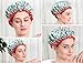 Huachnet Waterproof Double Layers Women's Shower Caps - Green Cherry
