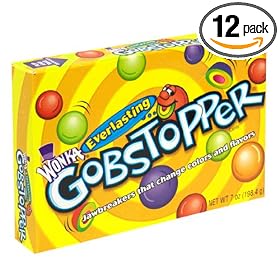 Wonka Gobstopper, 6-Ounce Video Boxes (Pack of 12)