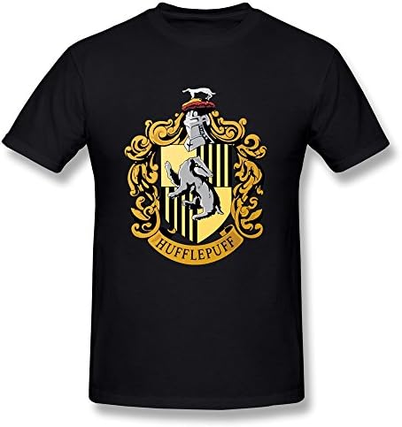 AOLiLiPO Harry Potter Hufflepuff Badger O-Neck T Shirt For Men