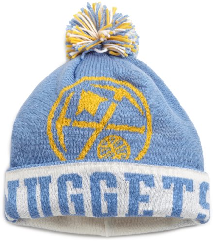 NBA Men's Long Knit Hat - Ke81Z, Denver Nuggets, One Size