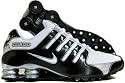 Nike Shox NZ SL White/Black Mens Running Shoes 366363-112