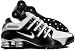 Nike Shox NZ SL White/Black Mens Running Shoes 366363-112