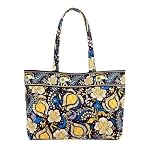 Vera Bradley East West Tote in Ellie Blue