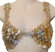 Gold Coin Bra Cover