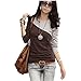 Women's Autumn Winter Korean Slimming Long-sleeved Round Neck T-shirt