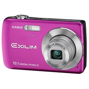 Casio EXILIM EX-Z33 VP Digitalkamera (10 Megapixel, 3-fach opt. Zoom, 6,4 cm (2,5 Zoll) Display) vivid pink