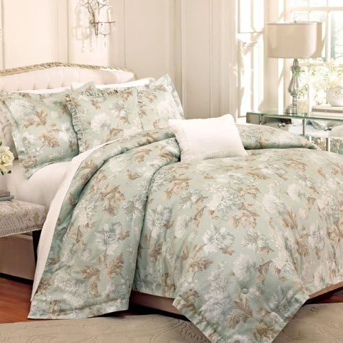 Raymond Waites Soiree 5 Piece King Comforter Set Blue / Multi