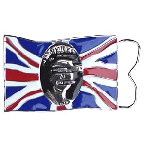 Boucle de ceinture avec le drapeau anglais Union Jack