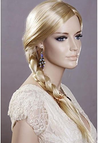 Clothesforu Women's Fashion Fluffy Golden Girl w/ Long Straight Hair Wig Natural