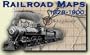 Historic 1800's Railroad Map Collection - 5 CDs Consisting of 394 Historic Maps
