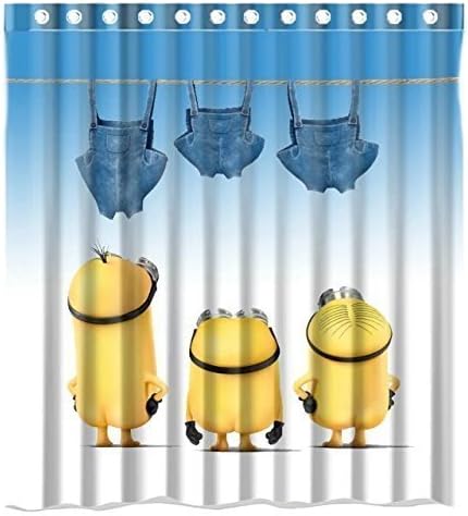 Jozabe Custom Mischievous Minions Series Shower curtains Waterproof Shower Curtain/Bath Curtain 66?¨¢72