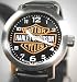 Harley-Davidson&Acirc;&reg; Bulova Womens Watch, Leather strap, Black Dial, Harley&Acirc;&reg; Logo. 76L10