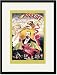 Black Framed/Matted Print 17x23, Le Thaumaturge Roskoff