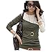 Women's Autumn Winter Korean Slimming Long-sleeved Round Neck T-shirt