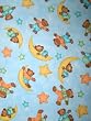 Fitted Oval Crib Sheet (Stokke Sleepi) - Flannel - Cloud Bears - Made In USA