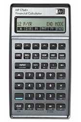 HP 17BII+ Financial Calculator, Silver