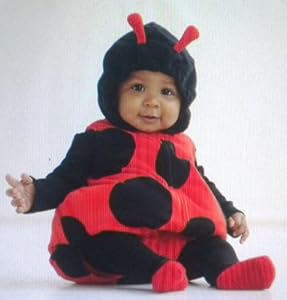 Carter's Baby Costume Lady Bug 3 Pieces Red Black NEW Halloween (24 months)