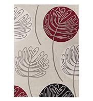 Contemporary Leaf Rug