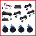 Led 3 Colors Display Rear Car Parking Reversing Sensor 4 Sen