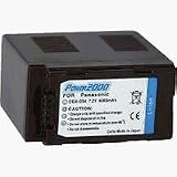Cheap Power2000 CGA-D54 Replacement Lithium-Ion 7.2v, 6000mAh Camcorder Battery for Panasonic CGA-D54
