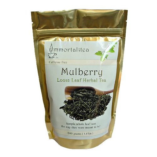The Immortalitea Loose Leaf Herbal Tea Mulberry 500 Gram