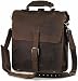 A Dark Coffee Brown Leather Baby Diaper Backpack Bag