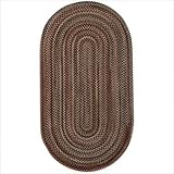 New Bern Brown Braided Rug Size: Square 9'6