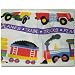 Olive Kids Trains Planes and Trucks Twin Bedskirt